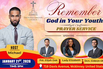 design amazing church flyer event flyer design  postcard church poster flyer