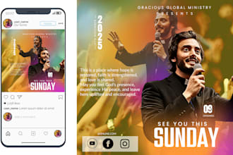 design modern church flyers posters and bulletins for church events and services