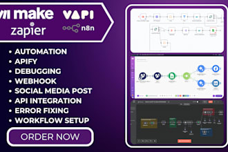 make com made com fix debug tutor shopify automation zapier expert n8n setup