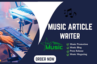 write a professional  music article for blogs or magazines