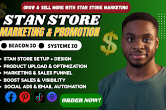 stan store setup, stan store design, stan store promotion, stan store marketing