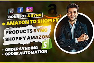 be your shopify store manager, amazon fba virtual assistant with products sync