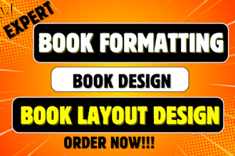 do any of your book formatting, layout design, typesetting and book cover design