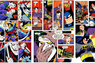 illustrate graphic novel comic book design, storyboard manga page, nsfw, sfw art