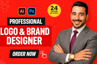 do professional modern minimalist business logo design,brand identity,brand kit