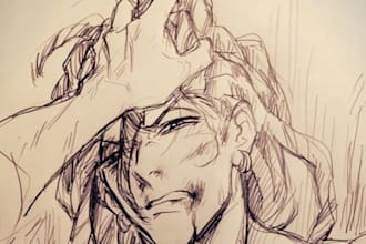 draw detailed manga comic page anime storyboard panel in nsfw as manga artist