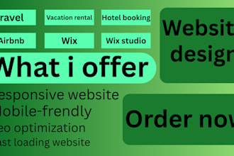 design a travel vacation rental website hotel booking or airbnb website