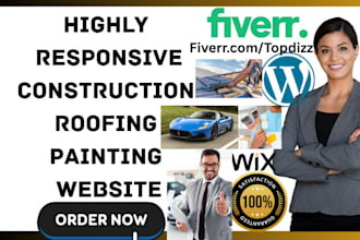 build construction roofing painting handyman hvac homeowner architecture website