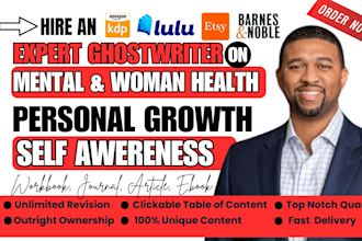 be mental health, self help ebook writer, life coach workbook, holistic wellness