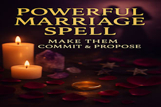 cast a powerful marriage spell to make them commit and propose