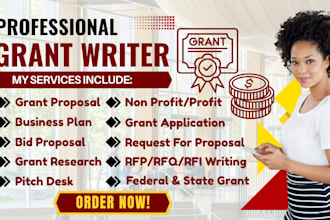 research and write business grant business plan submit grant writing nonprofit