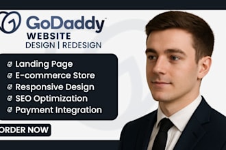 do godaddy website design, godaddy website redesign, godaddy ecommerce website