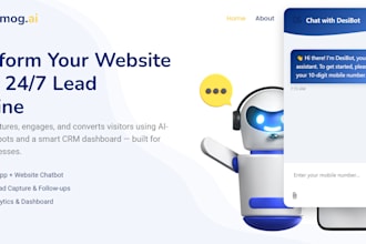 create a hindi speaking ai chatbot for website or whatsapp