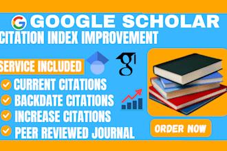 increase your google scholar citation h index peer reviewed journal