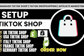 setup tik tok shop manage tiktok shop dropshipping tiktok shop ad manager