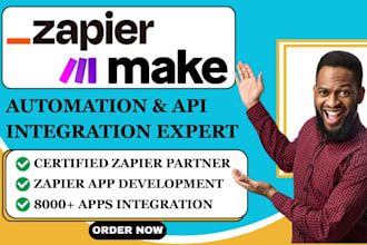 setup zapier zap integration automation make com scenario or API zaps pipedrive