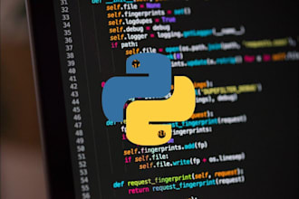 develop a custom bot for you in python