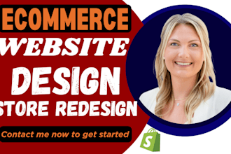 build shopify store design, ecommerce dropshipping store, shopify website design