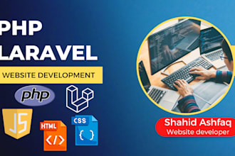 develop responsive websites and web apps using laravel and bootstrap