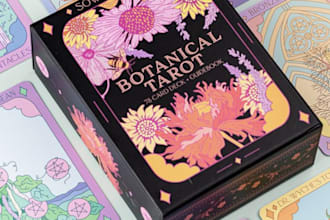 design custom tarot cards, oracle zodiac decks, cards box for spiritual reading