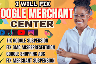 fix google merchant suspension gmc misrepresentation shopping ads product feed