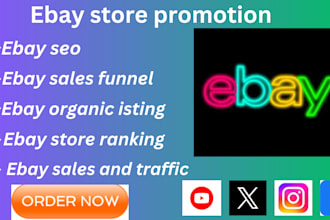 do ebay store promotion to improve ebay sales and listings