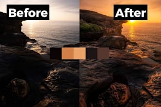 professionally retouch and color correct your photos