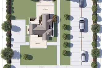 draw 2d site plan for permits or planning and rv park layout