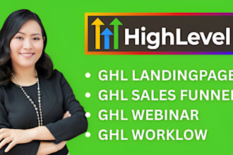 do gohighlevel sales funnel ghl landingpage design ghl webinar funnel webinarjam
