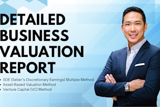 prepare a professional business valuation report