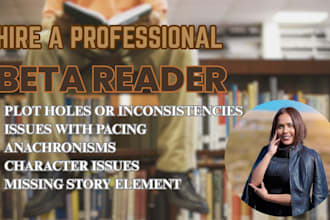 your professional beta reader for novels and short stories
