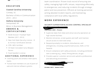 create a modern, job winning resume for any industry