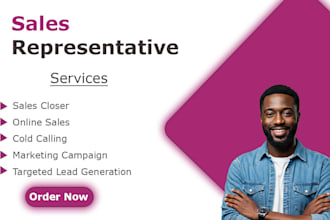be high ticket sales closer sales agent sales representative sales person