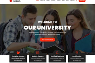 create kindergarten, preschool, childcare, daycare wordpress school website