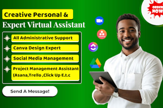 creative virtual assistant executive virtual personal assistant social media VA