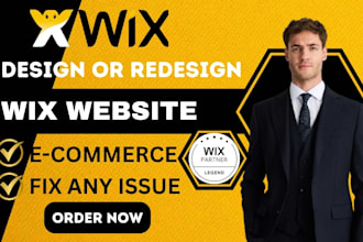 design, redesign professional wix website design wix ecommerce store, wix studio