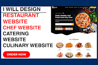 design restaurant website private chef website catering culinary website