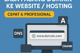 connect your domain to blogger, wix, wordpress, or others