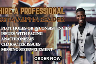 beta or alpha read your book and provide thoughtful feedback without ai