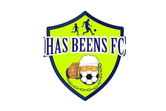 design impressive funny crude soccer crest logo