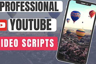 write engaging and high retention youtube video scripts for your channel