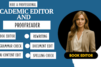 edit ai content, academic proofreading, humanize ai content, fact check, grammar