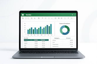 create excel, custom excel spreadsheet google sheet template or budget planner