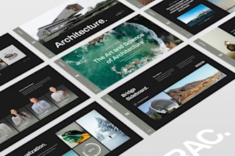 design a professional architecture portfolio and presentation for job internship