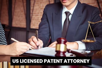 write a patent application as a US registered patent attorney