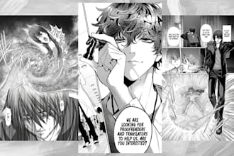 draw nsfw manga comic pages, anime storyboard panels manga art as manga artist