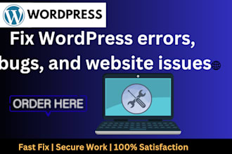 fix wordpress errors, bugs, and issues