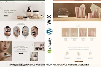 design skincare shopify store beauty website skincare store skincare website