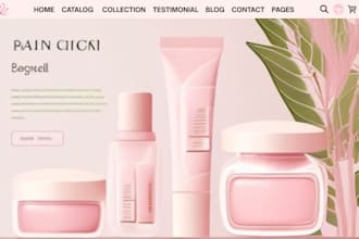 design skincare shopify store skincare shopify website skincare website beauty
