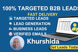 generate targeted b2b leads with verified emails for your business
